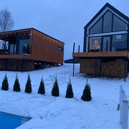 בית נופש Under Sky - з теплим басейном ,чаном-джакузі, панорамною ванною та Playstation 5